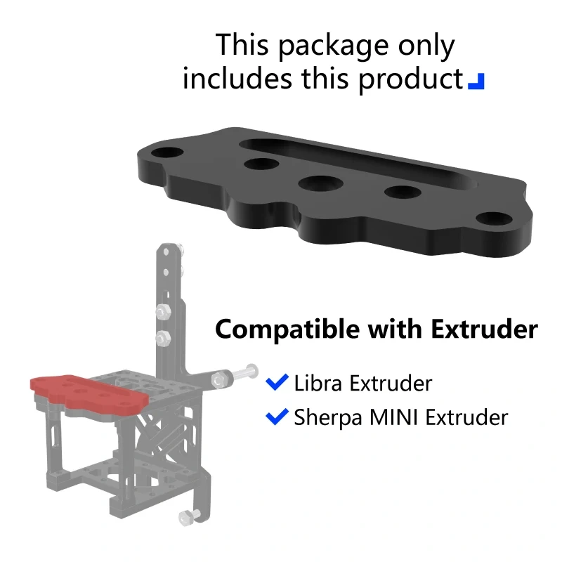 Mellow CNC Aluminium RatRig and Hevort Printhead Bracket mgn9 For Goliath Crazy Dragon Hotend VZ Extruder Sherpa Mini 3D Printer