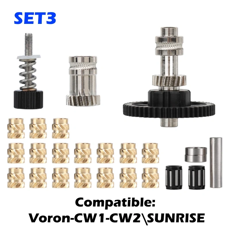 Mellow DIY Integrated Shaft Direct Drive ISG Gear Kit For DDG NF Sunrise / Voron Cw1 Cw2 Extruder 3D Printer Parts