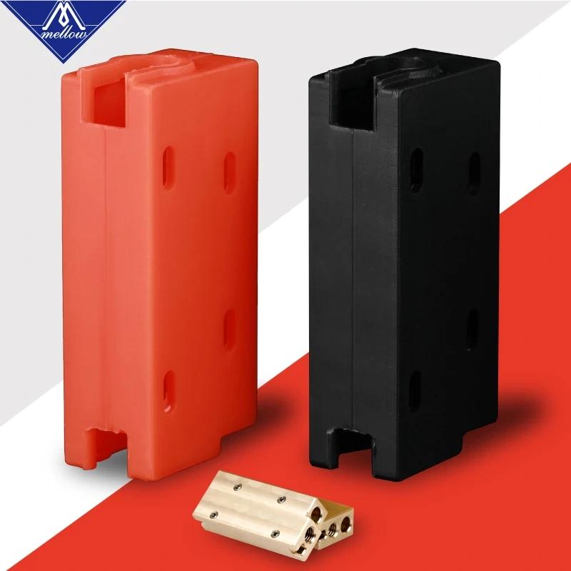 Mellow High Quality Silicone Super Volcano Heat Block Socks For 3D Printer DDG Extruder V6 Super Volcano Hotend