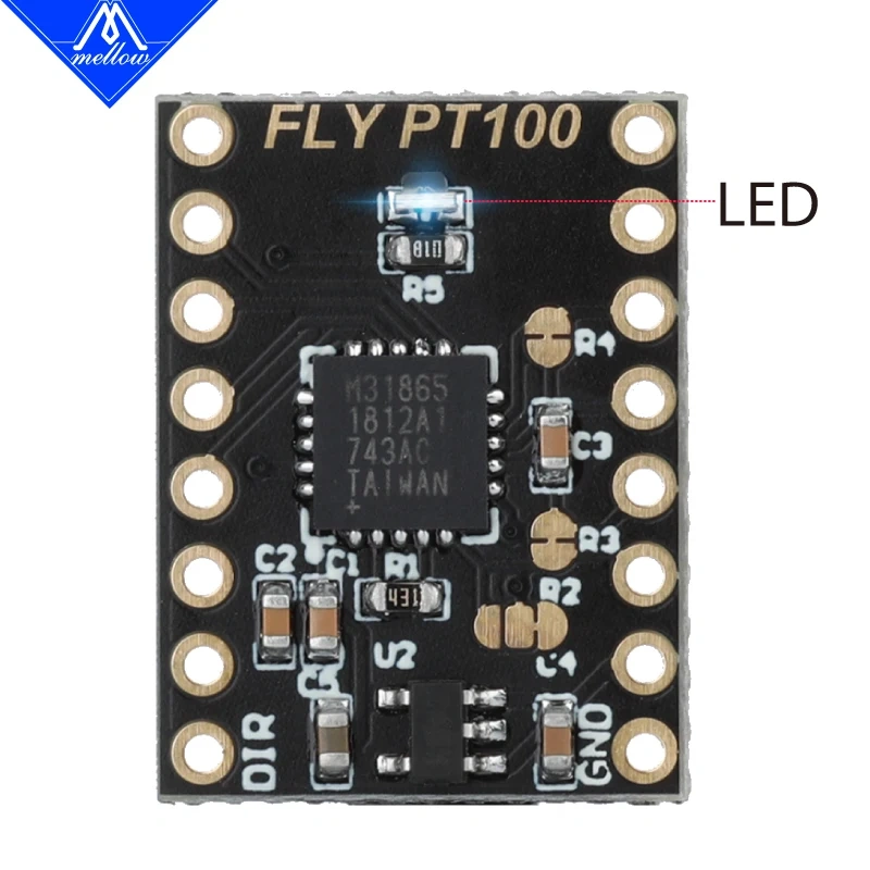 Mellow FLY PT100 Stick Thermistor Board 3.3V/5V For Voron 3D Printer Via SPI Interface Or 32bit Board Marlin 2.0.7.2 And Later