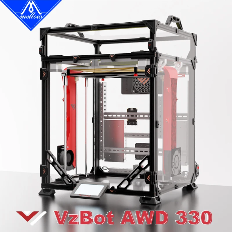 VzBoT AWD 330 Kit – High-Speed DIY 3D Printer AWD 330mm