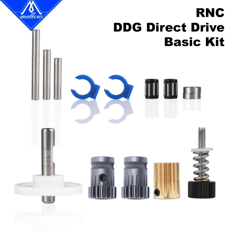 Mellow DIY RNC Nitrogen-Based Chain Nano Coating DDG Direct Drive Basic Kit For 3D Printer NF Sunrise Aquila Wind Extruder