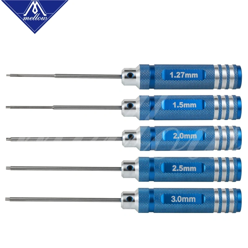 Mellow Quality Screwdriver Tool 1.27 1.5 2.0 2.5 3.0 For 3D Printer Ender 3 Accessories NF-Crazy Hotend Removal Tool