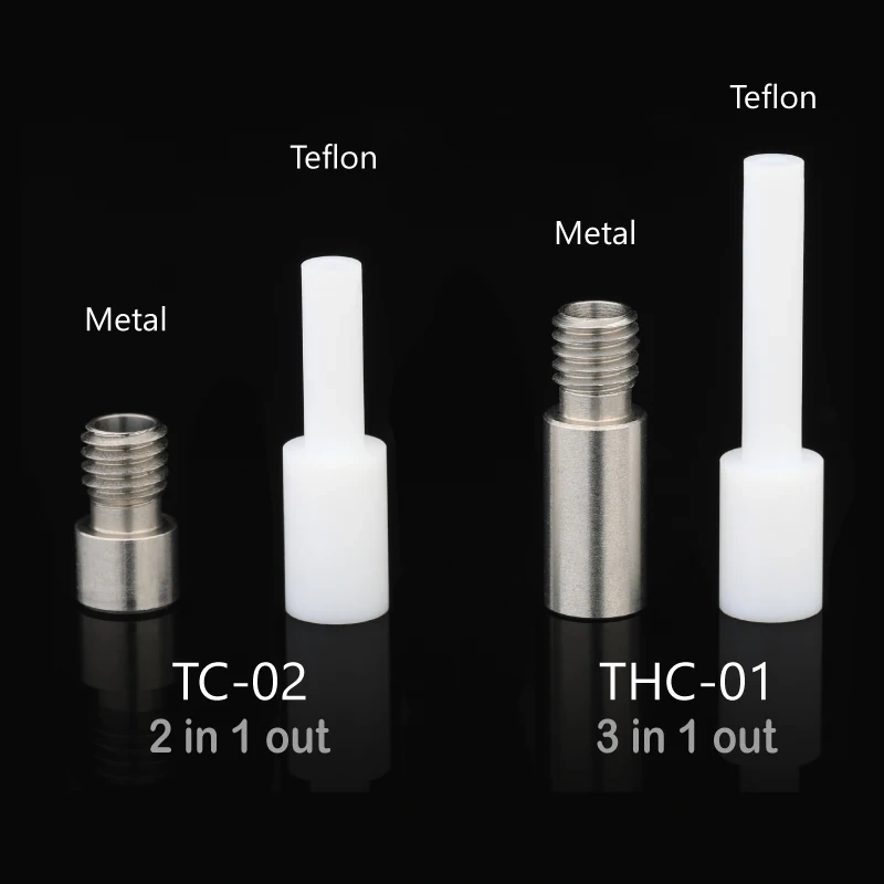 3D Printer parts ptfe tube 2 In 1 Out 2 colors Hotend TC-02 Hotend Throat/3 in 1 out Multi-color 3 Colors Hotend THC-01 Pipe