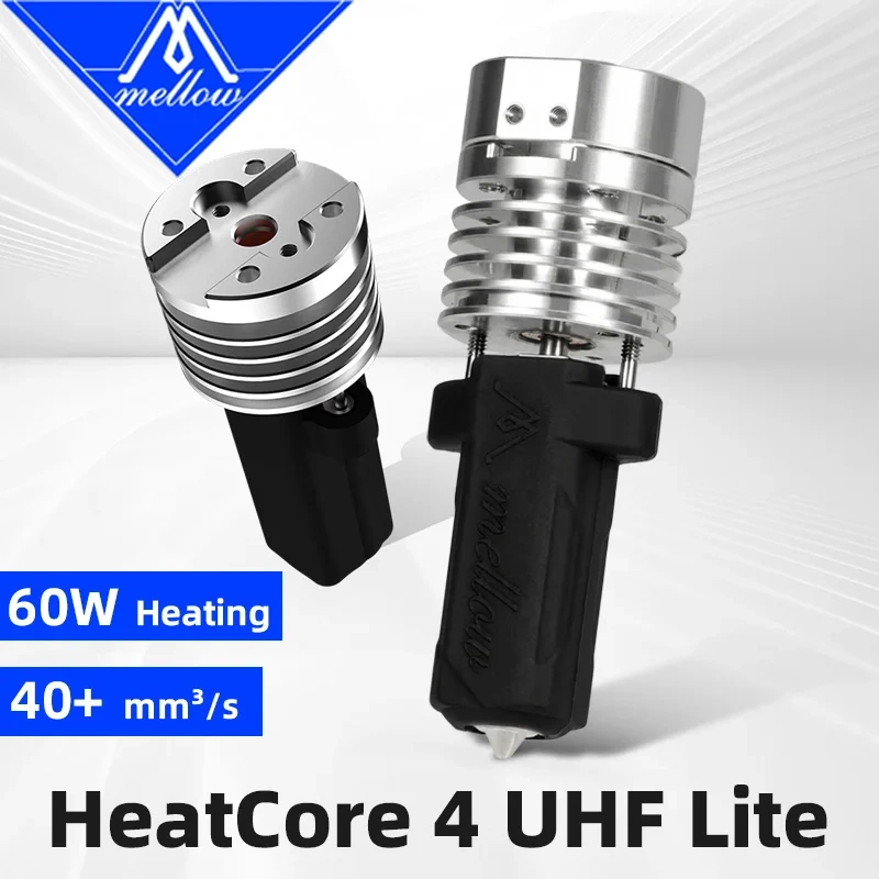 High Flow Mellow HeatCore 4 UHF Lite ALPS Hotend Smart Leveling Nozzle Probe for Voron Blv Vzbot Hevort DIY 3D Printer
