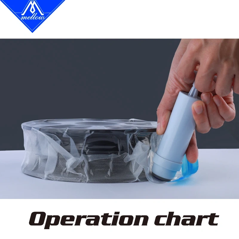 Mellow 3D Printing Filament Vacuum Bag To Prevent Moisture Storage Pla/Petg/Pva/Abs/Pc/Hips/Tpu To Improve Quality Of 3D Printer