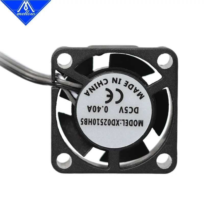 Mellow Dual Ball Bearing 2510 Cooling Fan For Bambu Lab X1 X1C / P1 P1S P1P Hotend Cooling Fan 3D Printer Accessories