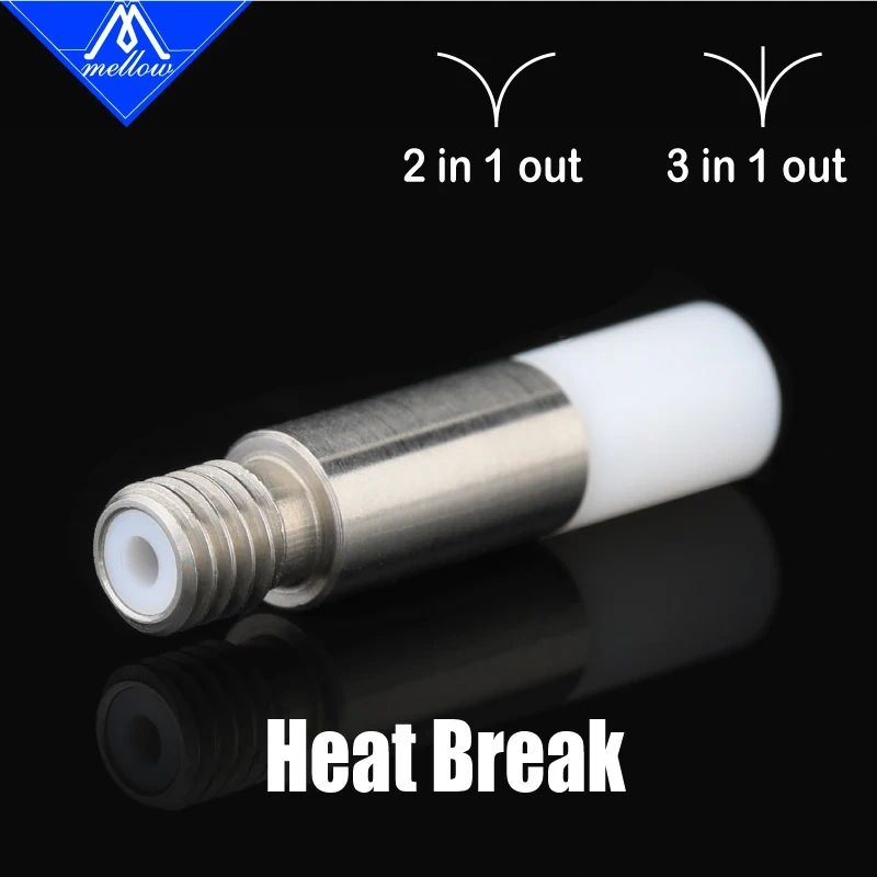 3D Printer parts ptfe tube 2 In 1 Out 2 colors Hotend TC-02 Hotend Throat/3 in 1 out Multi-color 3 Colors Hotend THC-01 Pipe