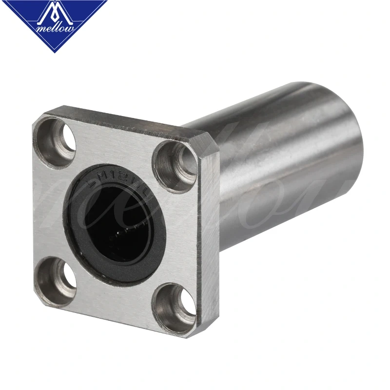 High precision MYT Flange BEARING LMK12LUU 12x21x57mm 12mm Ball Bearing For Ultimaker 2 UM2 3D printer linear Rod Cnc Parts