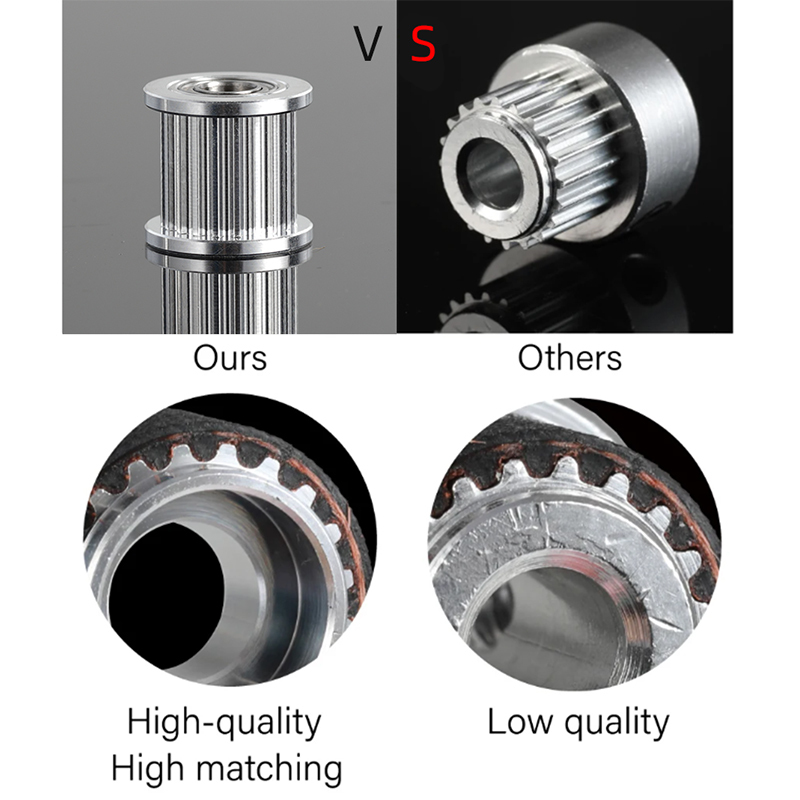 Mellow Mammoth 3D For Designing The Voron 2.4 Z-Axis Belt Tensioner 3D Printer GT2 Idler With 2GT Gates 9MM EPDM Belt Kit