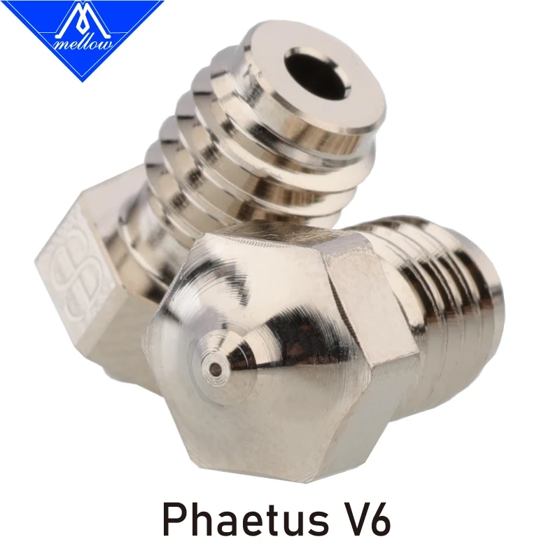 Phaetus Plated Copper E3D V6 Nozzle 3D Printer Parts For 1.75MM Filament Hotend Extruder BMO BMS Dragonfly Dragon TaiChi Rapido