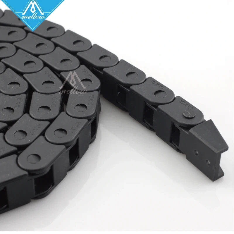 HOT! Best !!! 10 x 10mm L1000mm Cable Drag Chain Wire Carrier with end connectors for 3D Printer Tools