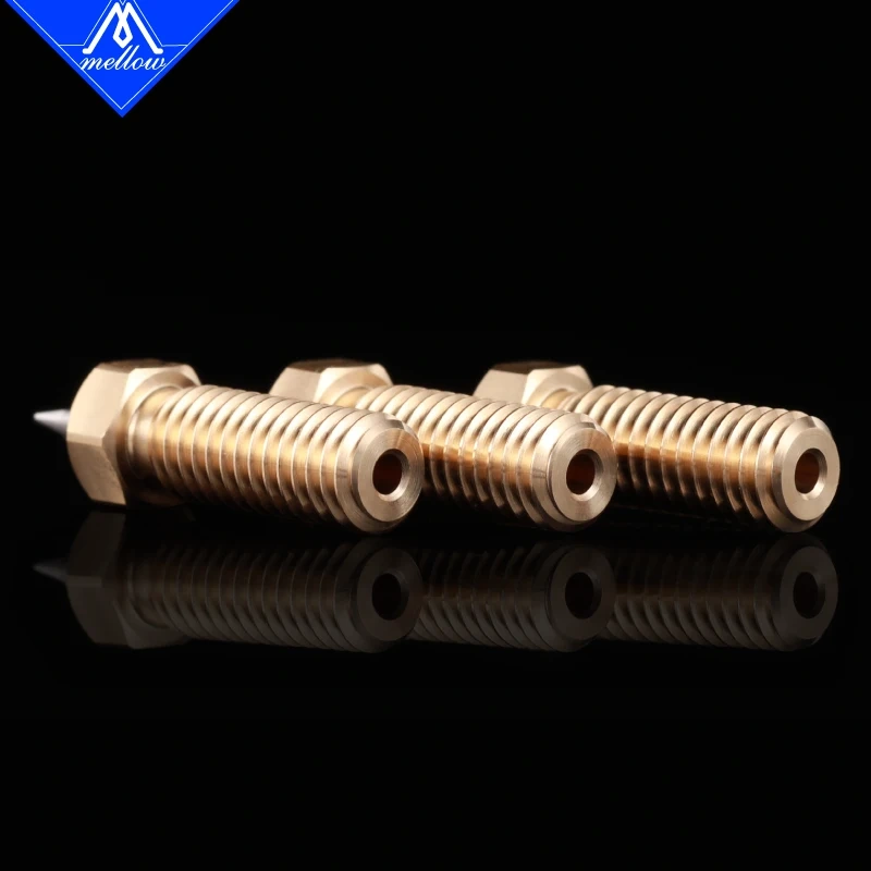 Mellow 1Pcs BS-Volcano Stainless Steel Nozzles For 3D Printers Hotend Nozzle Voron Blv Belt Printer Titan Aero Sidewinder X1
