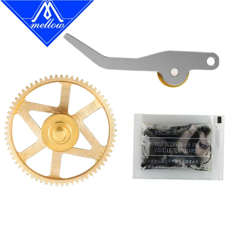 Mellow EvoBambu CNC All Metal Nano-coated DLC Mill Gear Kit For Bambu Lab A1 / A1 Mini Extruder 3D Printer Parts