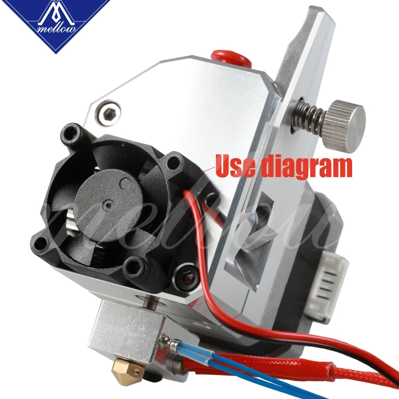 Mellow 12V/24V V6/V5 radiator 3010 fan 30*30*10mm 3010s DC small fan cooling extruder 2-wire 3d printer accessories part