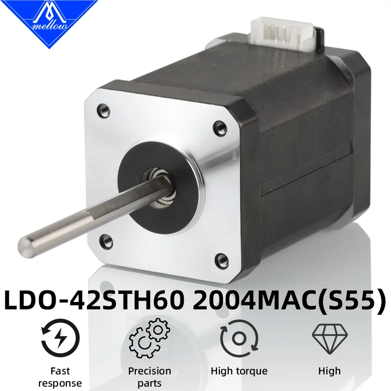 Mellow LDO-42STH60 S55 55mm Long Axis Stepper Motor