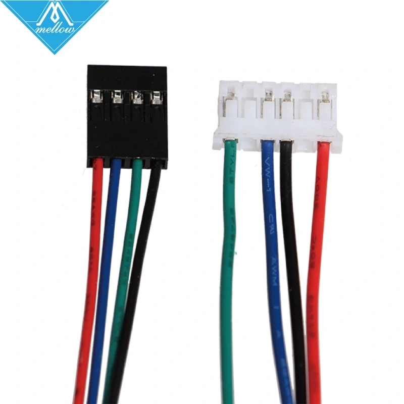 HOT!3D Printer Parts 10pcs/lot 1M DuPont line HX2.54 4pin to 6pin White Terminal Motor Connector cables for Stepper Motors