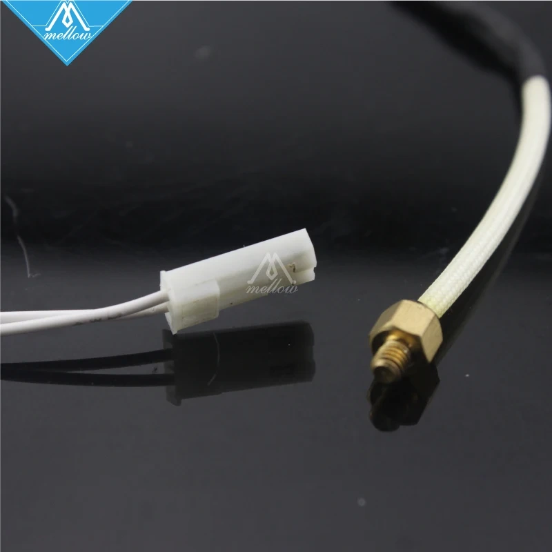 Hot!1pcs 3D Printer Accessories M3 Screw Fixing 104GT-2 JST Plug Thermistor 100K Modular for 3d Printer Extruder/ V5 V6 Hotend