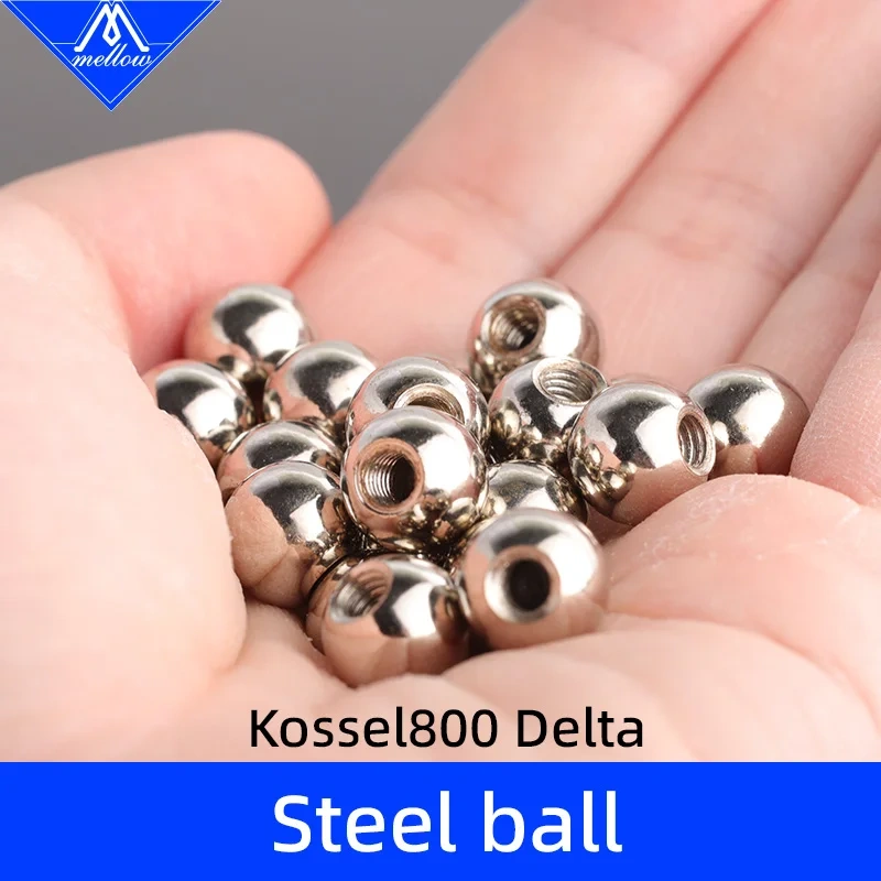 Mellow 20pcs 10mm*M4 Stainless Steel Ball customization service 3d printer Accessories with M4 Threaded hole