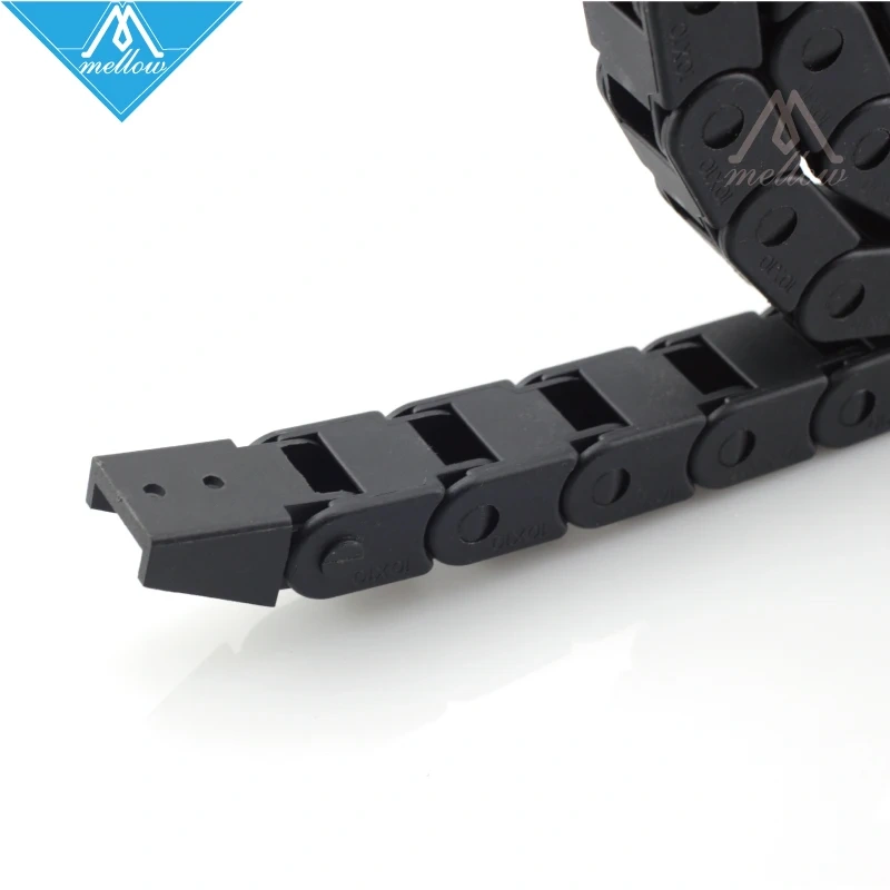 HOT! Best !!! 10 x 10mm L1000mm Cable Drag Chain Wire Carrier with end connectors for 3D Printer Tools