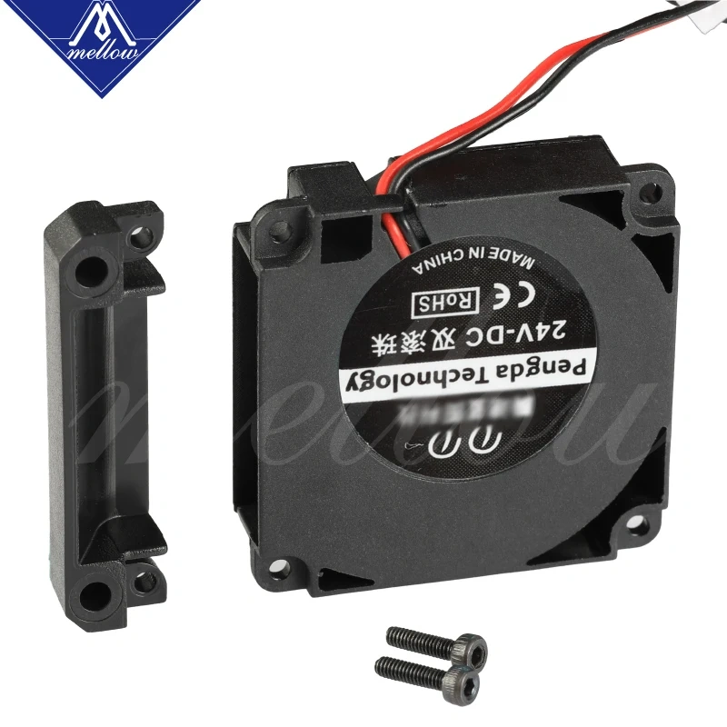 Mellow 3D Printer fan 12V/24V 40*10mm 4010 Dual Bearing Blow Radial Extruder DC Cooling Turbo Fan Turbo Fan for CR10 Ender 3