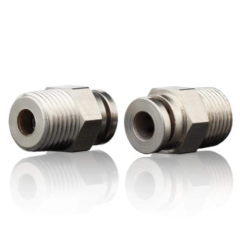Mellow 2pcs 3D printer remote feed tube interface/ remote inlet port connector /Teflonto tube adapter  Use for 1.75mm/3mm