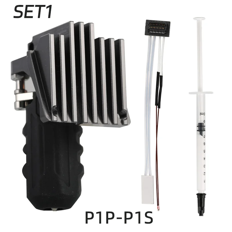 Mellow FluxHeat Hotend Bambu P1P P1S High Flow Upgrade