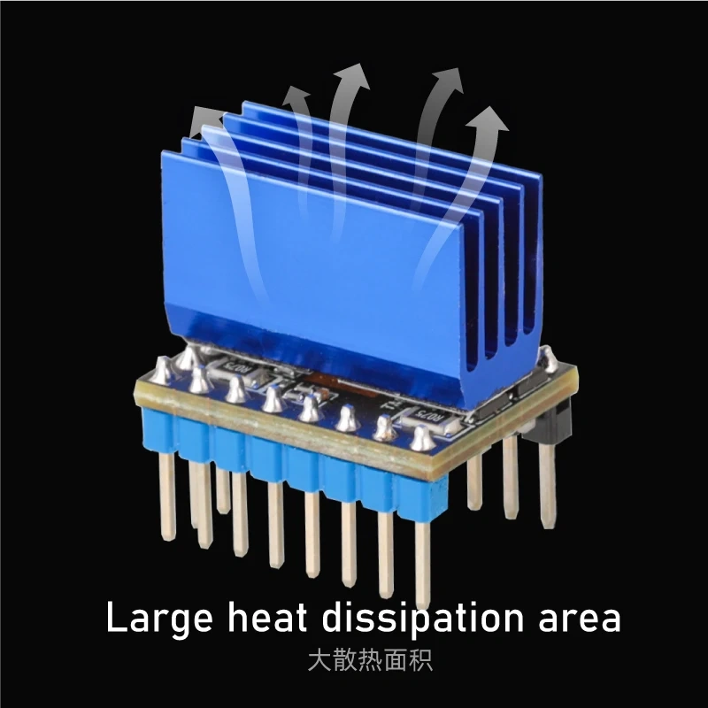 Mellow Fly TMC5160 HV 48V Max 4.4A Stepper Motor StepStick SPI Silent Driver For Gemini Super ?? Board 3D Printer Parts