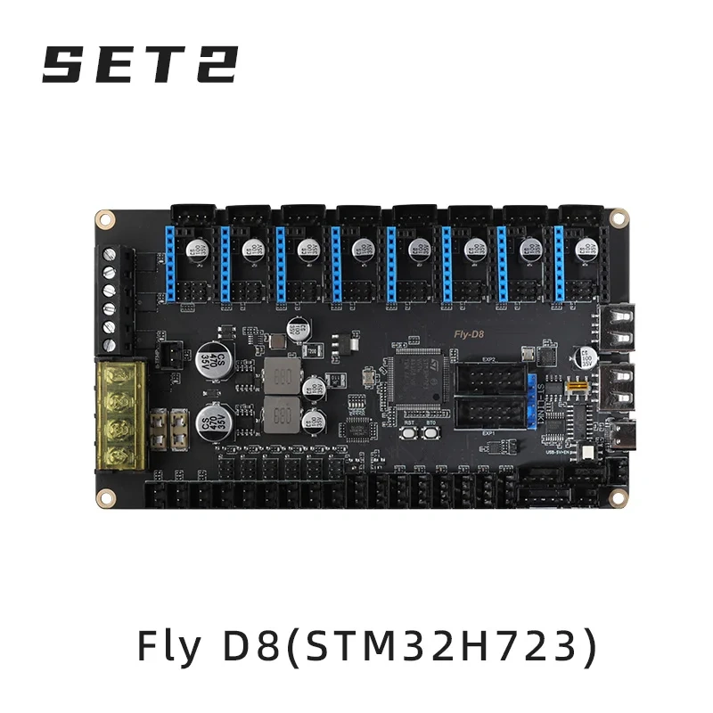 Mellow FLY D8 Board For High-Expandability DIY 3D Printer Accessories Klipper Canbus RS232 Voron 2.4 Trident Hevort