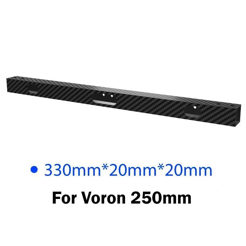 Mellow 1Pcs CNC Voron 2.4 Trident  3D Printer CF-Tube Drilling Carbon Fiber Square Tube For Lightweight For Both MGN9 And MGN12