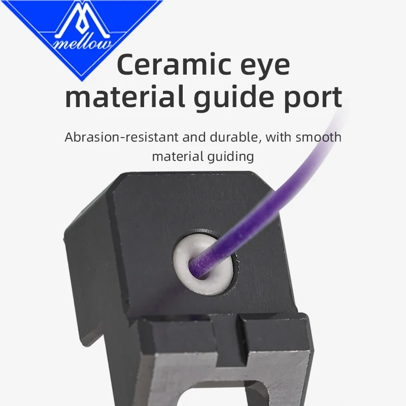 Mellow 2/4pcs EVOBambu CFP AMS Adapter Upgrade Bambu Lab AMS Guard Feed Ring Protector DIY 3D Printer