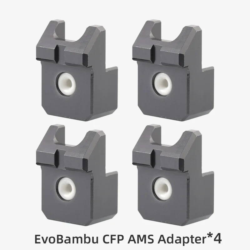Mellow 2/4pcs EVOBambu CFP AMS Adapter Upgrade Bambu Lab AMS Guard Feed Ring Protector DIY 3D Printer