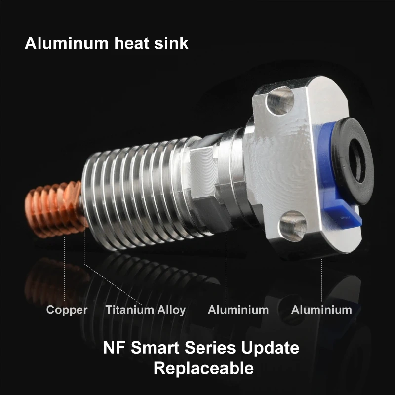Mellow NF Smart V2.0 CR10 V6 Hotend Heat Sinks For Ender 3 Prusa MK3 DDG Extruder 1.75MM Direct & Bowden 3D Printer Parts