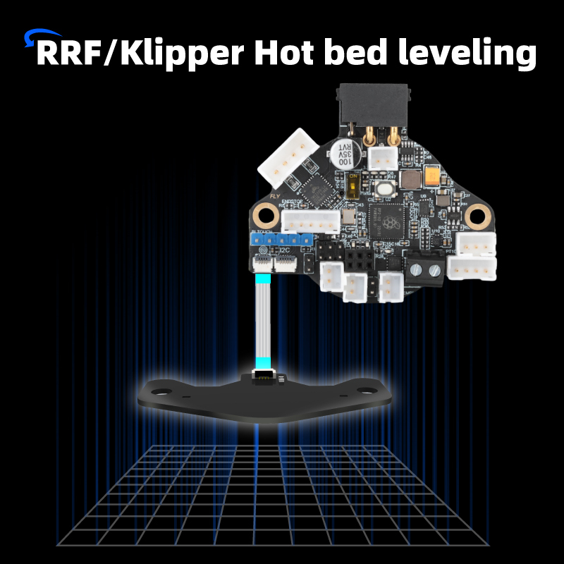 Mellow Fly SHT36 V3 High Voltage Endstop Board Integrated Motor Driver 12-24V Wide Voltage Vibration Sensor & High Temperature Detection Compatible FLY-UTOR