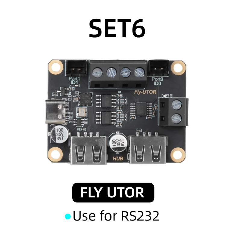 Mellow Fly SHT36 V3 High Voltage Endstop Board Integrated Motor Driver 12-24V Wide Voltage Vibration Sensor & High Temperature Detection Compatible FLY-UTOR