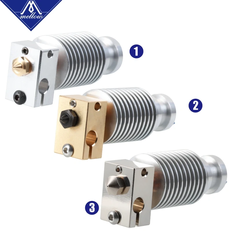 Mellow All Metal NF V6-Crazy Voron Bimetal Heat Break J-head Hotend Bowden Extruder For  V6 Hotend 3D Printer Parts