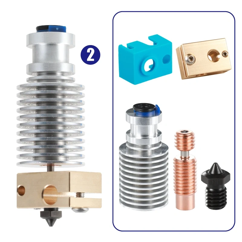 Mellow All Metal NF V6-Crazy Voron Bimetal Heat Break J-head Hotend Bowden Extruder For  V6 Hotend 3D Printer Parts