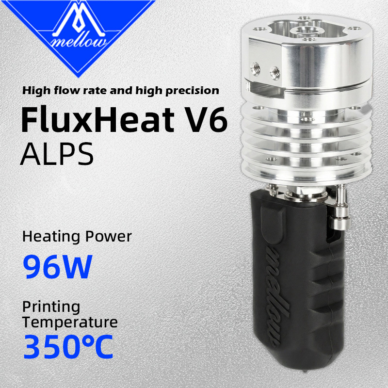 Mellow High Flow FluxHeat V6 ALPS Hotend Smart Leveling Nozzle Probe For Voron Blv Vzbot Hevort DIY 3D Printer Replace 3D TOUCH