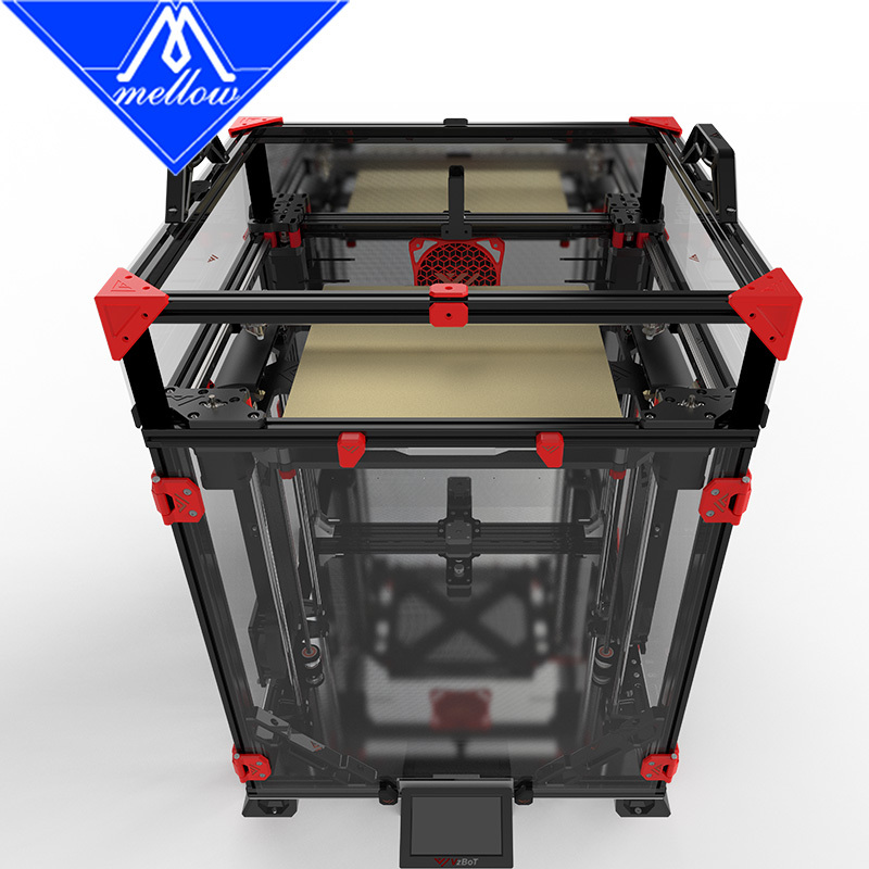 Mellow CNC VzBoT 330 AWD Aluminum Long-Axis Front & Rear Motor Mount For DIY Ultra-High-Speed 3D Printer VzBoT(Excluding motor)