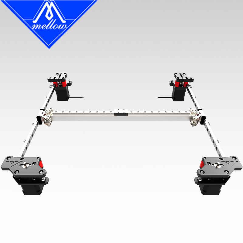 Mellow CNC VzBoT 330 AWD Aluminum Long-Axis Front & Rear Motor Mount For DIY Ultra-High-Speed 3D Printer VzBoT(Excluding motor)