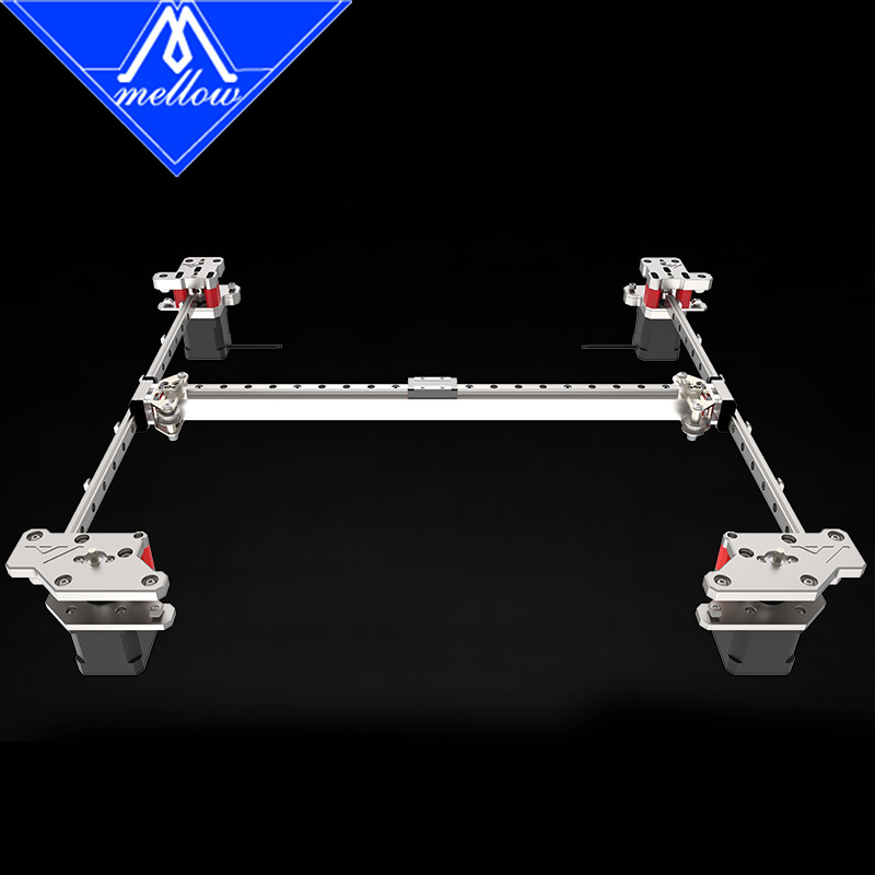 Mellow CNC VzBoT 330 AWD Aluminum Long-Axis Front & Rear Motor Mount For DIY Ultra-High-Speed 3D Printer VzBoT(Excluding motor)
