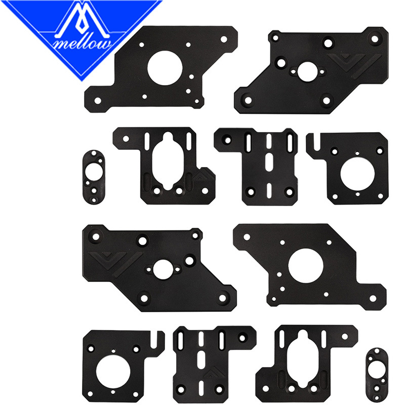 Mellow CNC VzBoT 330 AWD Aluminum Long-Axis Front & Rear Motor Mount For DIY Ultra-High-Speed 3D Printer VzBoT(Excluding motor)