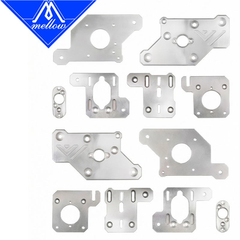 Mellow CNC VzBoT 330 AWD Aluminum Long-Axis Front & Rear Motor Mount For DIY Ultra-High-Speed 3D Printer VzBoT(Excluding motor)