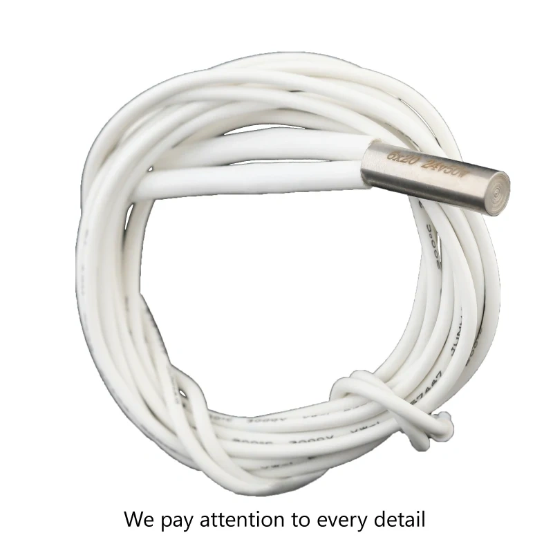 Mellow 1pcs 3D Printer Parts  Reprap Ender 3  v6 Heating Tube 12V 24V 50W Ceramic Cartridge Heater for HotEnd J-Head 6*20mm