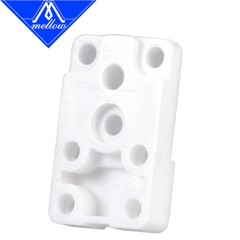 Mellow For Bambu Lab A1/A1 Mini Zirconia Insulator Plus Kit with Heat Insulation Pad For H2D Hotend Left Mounting Base