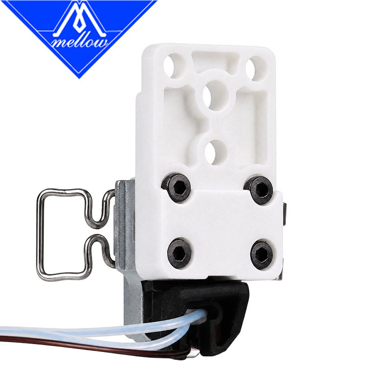 Mellow For Bambu Lab A1/A1 Mini Zirconia Insulator Plus Kit with Heat Insulation Pad For H2D Hotend Left Mounting Base