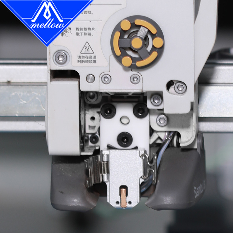 Mellow For Bambu Lab A1/A1 Mini Zirconia Heating Assembly Plus Kit with Heat Insulation Pad for For H2D Hotend Left Mounting Base