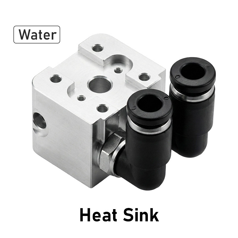 Mellow Newly Upgraded Goliath Lite Air/Water Cooled Hotend For High Speed 3D Printers Vzbot Voron HevORT TC4 Titanium 350°C 110W High Flow