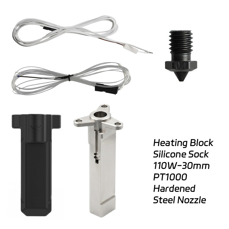 Mellow Newly Upgraded Goliath Lite Air/Water Cooled Hotend For High Speed 3D Printers Vzbot Voron HevORT TC4 Titanium 350°C 110W High Flow
