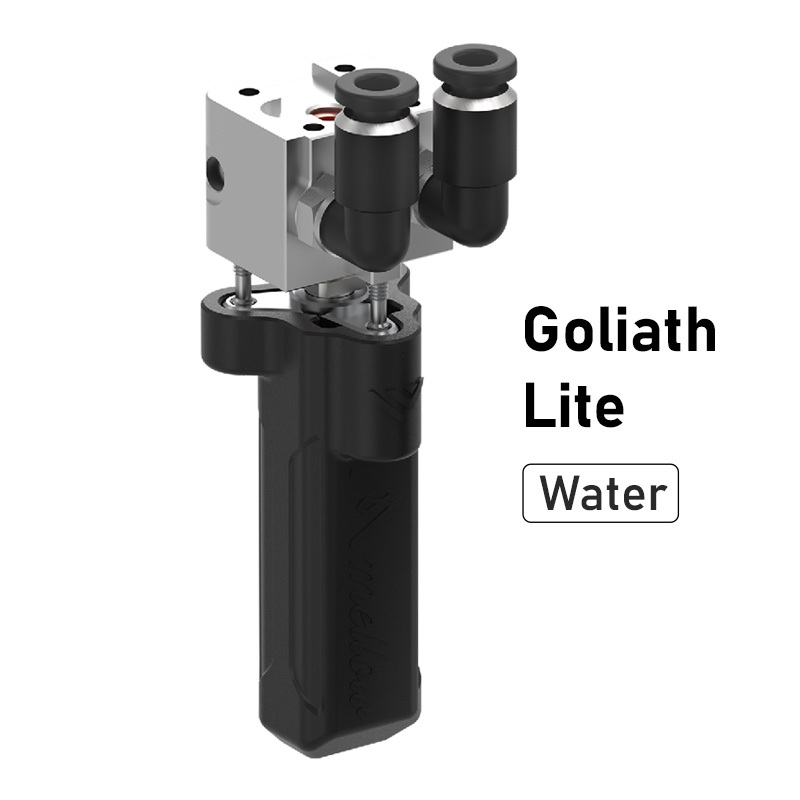 Mellow Newly Upgraded Goliath Lite Air/Water Cooled Hotend For High Speed 3D Printers Vzbot Voron HevORT TC4 Titanium 350°C 110W High Flow